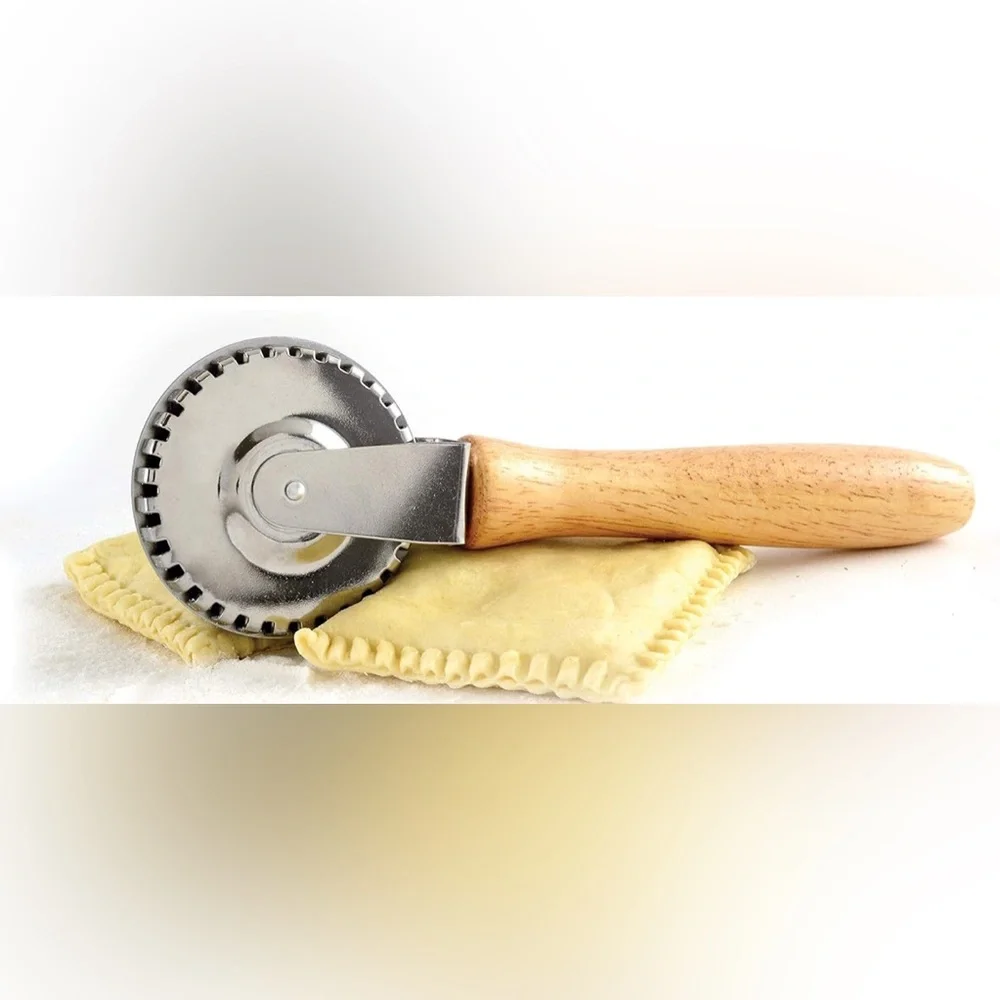 Norpro Stainless Steel Pastry Crimp-Cut-Seal, Metallic, 1 Count | NEW w/o Tags